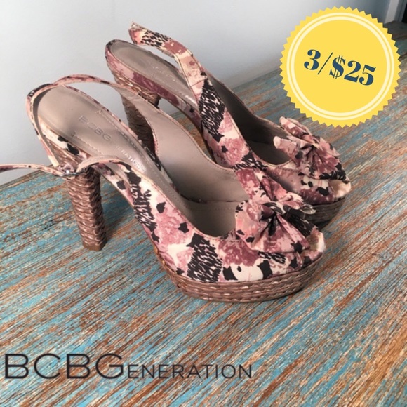 BCBGeneration Shoes - BCBGeneration sz 8 “Bettina” slingback heels